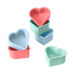 Lurch Muffin-Herz Aus Silikon, 6er-Set