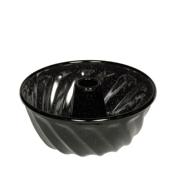 Riess Emaille Riess Gugelhupfform Aus Emaille In Schwarz 24 Cm 3 Riess Emaille Riess Gugelhupfform Aus Emaille In Schwarz 24 Cm – Bild 3