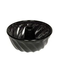 Riess Emaille Riess Gugelhupfform Aus Emaille In Schwarz 18 Cm -Kitchenaid Shop 0632 022