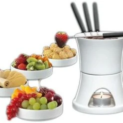 Cilio Schokoladen-Fondue-Set, 10-teilig