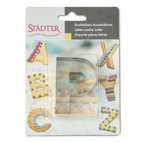 Städter Ausstechform Buchstabe P 6,5 Cm 2 Städter Ausstechform Buchstabe P 6,5 Cm – Bild 2