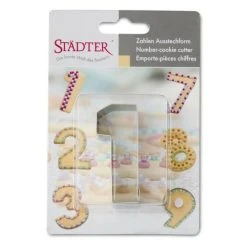 Städter Ausstechform Zahl 1 6,5 Cm -Kitchenaid Shop 201 113213 V01