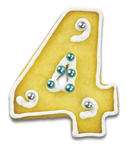 Städter Ausstechform Zahl 4 6,5 Cm 3 Städter Ausstechform Zahl 4 6,5 Cm – Bild 3