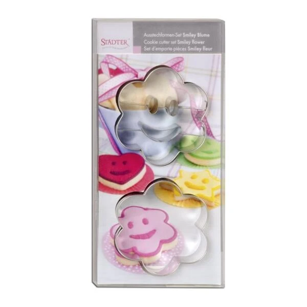 Städter Ausstechform Lachende Blume 6,5 Cm Set, 2-teilig 2 Städter Ausstechform Lachende Blume 6,5 Cm Set, 2-teilig – Bild 2