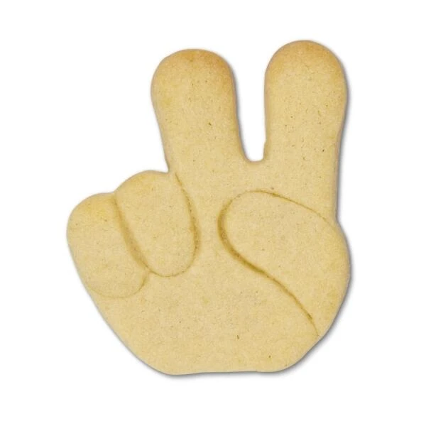 Städter Ausstechform Victory-Zeichen 7 Cm 3 Städter Ausstechform Victory-Zeichen 7 Cm – Bild 3