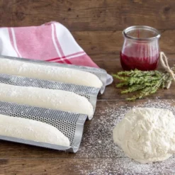 Städter Backform Baguette 37 X 24 Cm / H 2,5 Cm Silber -Kitchenaid Shop 201 661134 A02