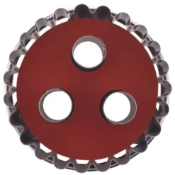 Städter Ausstechform Linzer 3-Loch Ø 6,5 Cm Zerlegbar