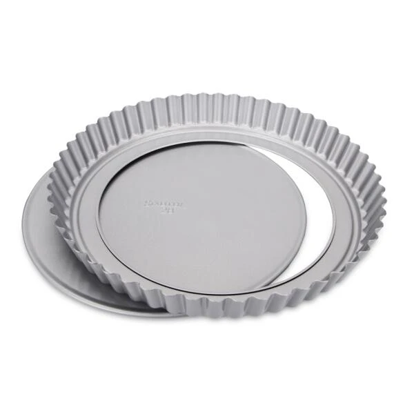 Städter Tarteform Mit Hebeboden ø 28 Cm / H 3,5 Cm Silber 4 Städter Tarteform Mit Hebeboden ø 28 Cm / H 3,5 Cm Silber – Bild 4