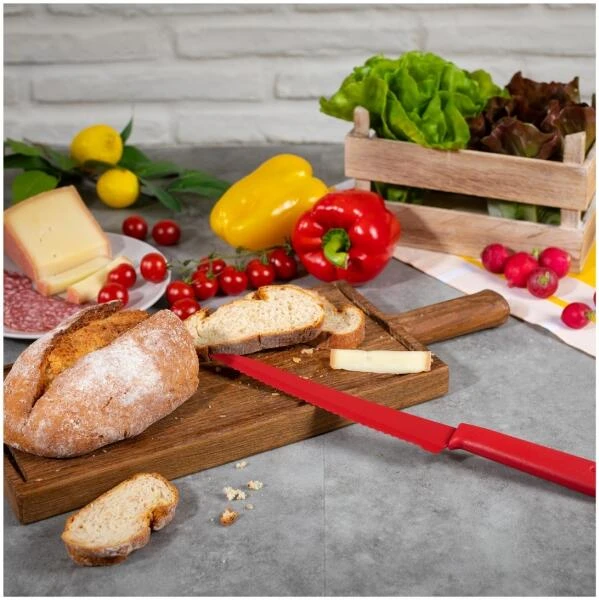 Kuhn Rikon COLORI®+ Brotmesser Rot 2 Kuhn Rikon COLORI®+ Brotmesser Rot – Bild 2