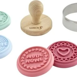 Lurch Keksstempel Set Home 6teilig Pastel Mix