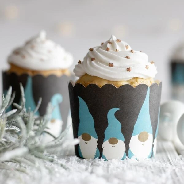 Städter Cupcake-Papierbackform Wichtel Bunt Maxi 4 Städter Cupcake-Papierbackform Wichtel Bunt Maxi – Bild 4