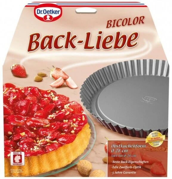 Dr. Oetker Obstkuchenform Back-Liebe Bicolor, 28 Cm 3 Dr. Oetker Obstkuchenform Back-Liebe Bicolor, 28 Cm – Bild 3