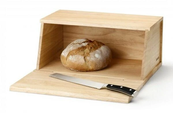 Continenta Brotkasten Aus Gummibaumholz 2 Continenta Brotkasten Aus Gummibaumholz – Bild 2