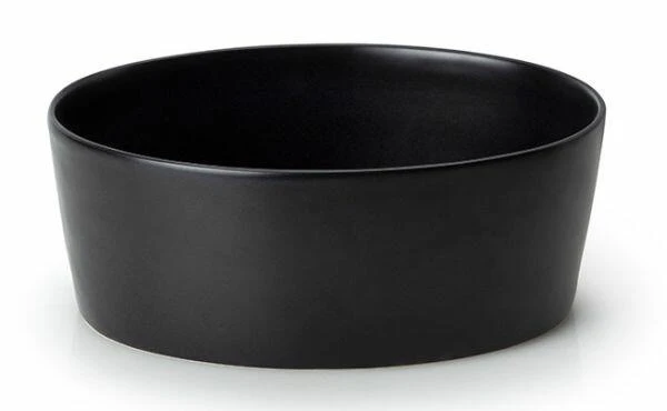 Continenta Brottopf Oval Aus Keramik Mit Holzdeckel, Matt Schwarz 30 X 23 X 13,5 Cm 2 Continenta Brottopf Oval Aus Keramik Mit Holzdeckel, Matt Schwarz 30 X 23 X 13,5 Cm – Bild 2