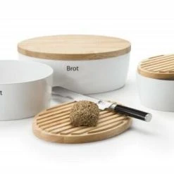 Continenta Brottopf Oval Aus Keramik Mit Holzdeckel 30 X 23 X 13,5 Cm 5 Continenta Brottopf Oval Aus Keramik Mit Holzdeckel 30 X 23 X 13,5 Cm -Kitchenaid Shop 3932 3930 3931 l 1
