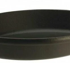 Staub Auflaufform Oval Aus Gusseisen In Schwarz 28 X 21 Cm