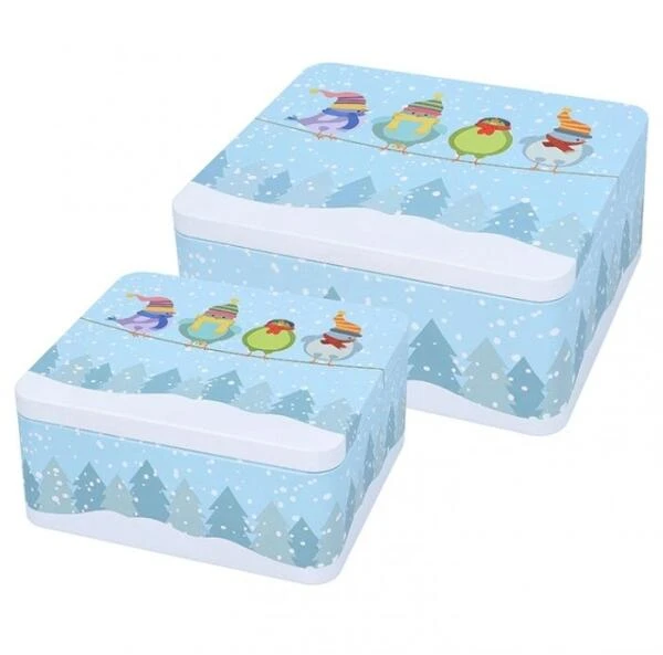Birkmann Gebäckdosen-Set Christmas Birds (groß) 1 Birkmann Gebäckdosen-Set Christmas Birds (groß)