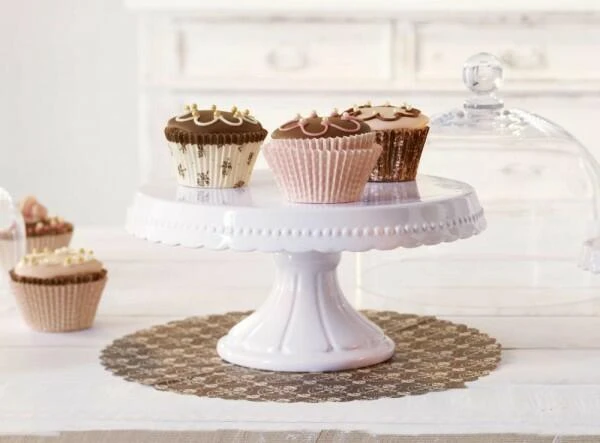 Birkmann Tortenplatte Vintage Mit Fuß, Mittel 2 Birkmann Tortenplatte Vintage Mit Fuß, Mittel – Bild 2