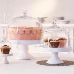 Birkmann Glashaube Für Tortenplatte Vintage 22 Cm/ 19 Cm -Kitchenaid Shop 441422 MR deko1 l