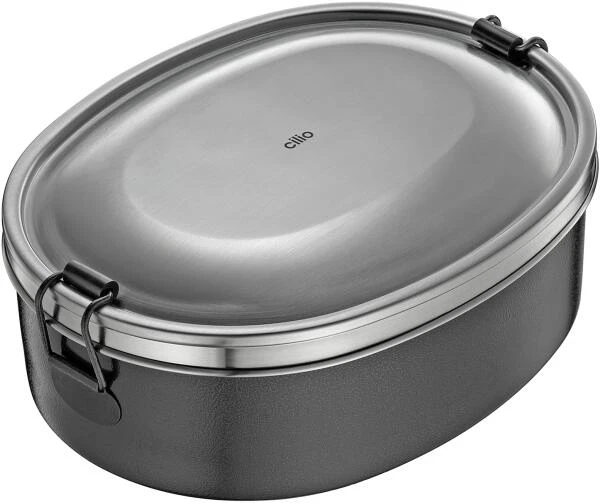 Cilio Lunch Box MONTE Oval, Schwarz 1 Cilio Lunch Box MONTE Oval, Schwarz