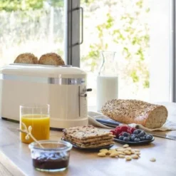 KitchenAid Design 2-Scheiben Langschlitztoaster In Onyx Schwarz -Kitchenaid Shop 5KMT3115 ambiente creme