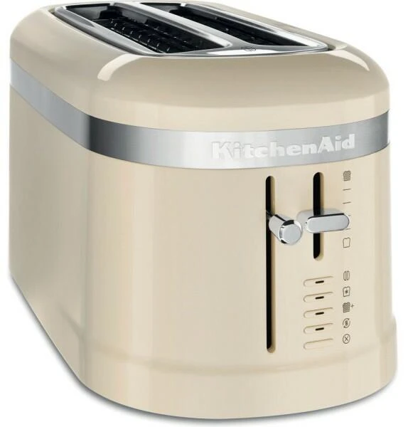 KitchenAid Design 4-Scheiben Langschlitztoaster In Creme 2 KitchenAid Design 4-Scheiben Langschlitztoaster In Creme – Bild 2