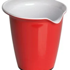 Kaiser Rührbecher In Kirschrot/weiß, 1 Liter