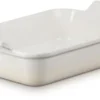 Le Creuset Auflaufform Tradition, Rechteckig In Meringue 19 X 14 Cm / 1,1 Liter