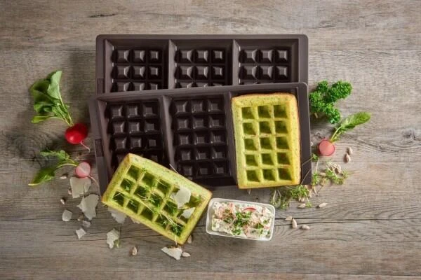 Lurch Flexiform Waffel Aus Silikon, 2er Set 3 Lurch Flexiform Waffel Aus Silikon, 2er Set – Bild 3