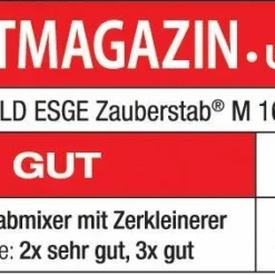 ESGE Zauberstab ESGE-Zauberstab Stabmixer M 160 Gourmet -Kitchenaid Shop 90610 ESGE Zauberstab M 160 G TSTMAGAZIN