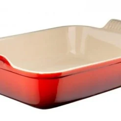 Le Creuset Auflaufform Tradition, Rechteckig In Kirschrot 14 X 19 Cm / 1,1 Liter