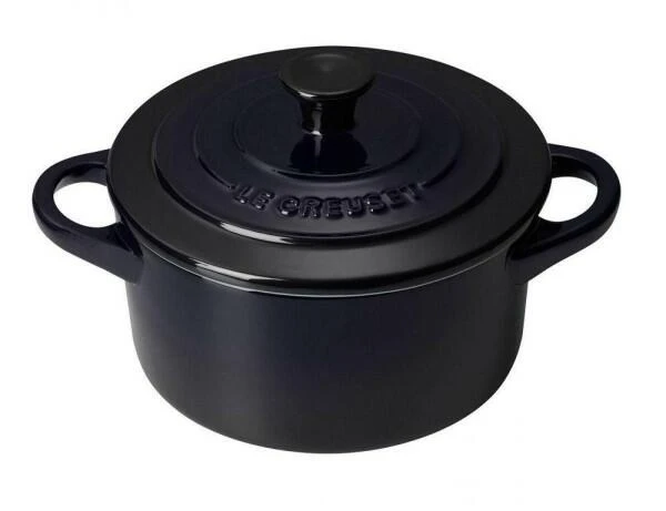 Le Creuset Mini Cocotte In Schwarz Glänzend 1 Le Creuset Mini Cocotte In Schwarz Glänzend