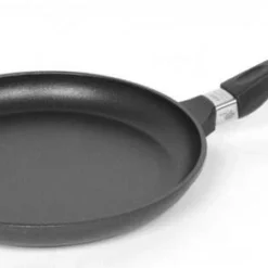 AMT Gastroguss AMT Schwenkpfanne Flach Aus Aluguss Für Induktion 24 Cm, Boden: 19,5 Cm, Gewicht: 1,50 Kg6 Kg, Rand: 4,0 Cm