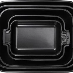 Appolia Auflaufform Rechteckig In Satin-schwarz 36 Cm / 3,8 Liter -Kitchenaid Shop APPOLIA BLACK SATIN RECT x5 3
