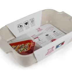 Appolia Auflaufform Rechteckig In Ecru 40 Cm / 5,2 Liter 12 Appolia Auflaufform Rechteckig In Ecru 40 Cm / 5,2 Liter -Kitchenaid Shop APPOLIA ecru rectangulaire individuel 22 61135 packaging 3