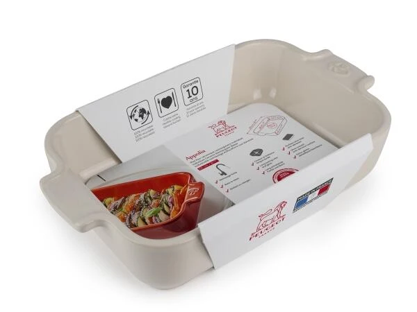 Appolia Auflaufform Rechteckig In Ecru 40 Cm / 5,2 Liter 3 Appolia Auflaufform Rechteckig In Ecru 40 Cm / 5,2 Liter – Bild 3