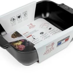 Appolia Auflaufform Rechteckig In Satin-schwarz 36 Cm / 3,8 Liter -Kitchenaid Shop APPOLIA plat rectangulaire noir black satin 25 cm 61517 packaging 3