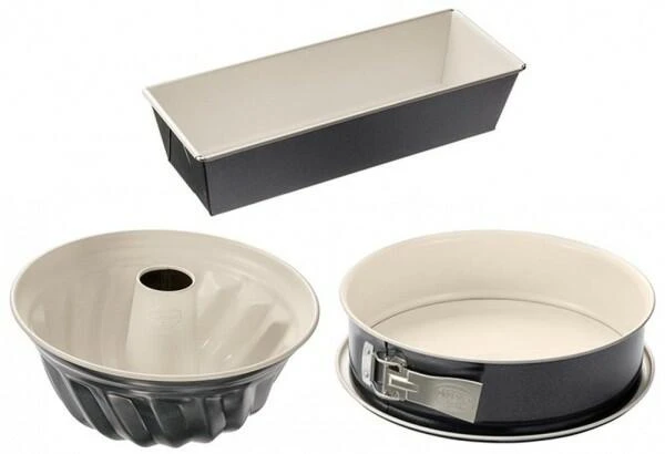 Dr. Oetker Backformen-Set Back-Trend, 3-teilig 1 Dr. Oetker Backformen-Set Back-Trend, 3-teilig