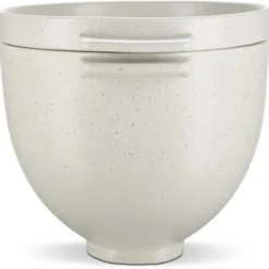 KitchenAid Brot-Backschüssel Grey Speckle, 4,7 L 9 KitchenAid Brot-Backschüssel Grey Speckle, 4,7 L -Kitchenaid Shop Bread Bowl 5KSM2CB5BGS right side up handles front