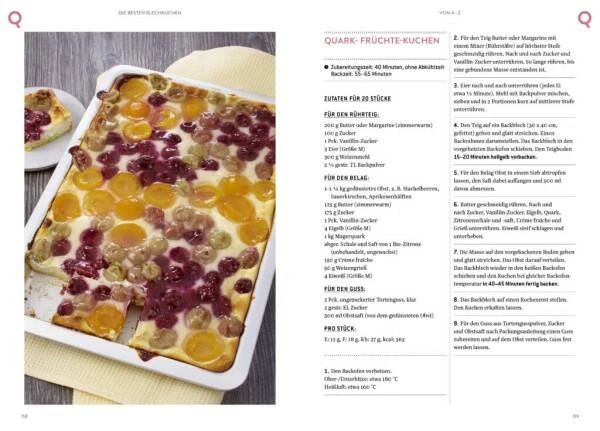 Dr. Oetker Verlag Die Besten Blechkuchen Von A-Z 3 Dr. Oetker Verlag Die Besten Blechkuchen Von A-Z – Bild 3