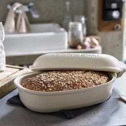 Emile Henry Artisan Brotform In Creme -Kitchenaid Shop EH 5501 Amb Pain Artisan Bread Seeds OnCounter H