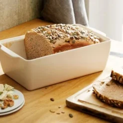 Emile Henry Kasten-Brotbackform In Creme 8 Emile Henry Kasten-Brotbackform In Creme -Kitchenaid Shop EH 5504 Amb PainMoule BreadLoafBaker Bread NoLid H