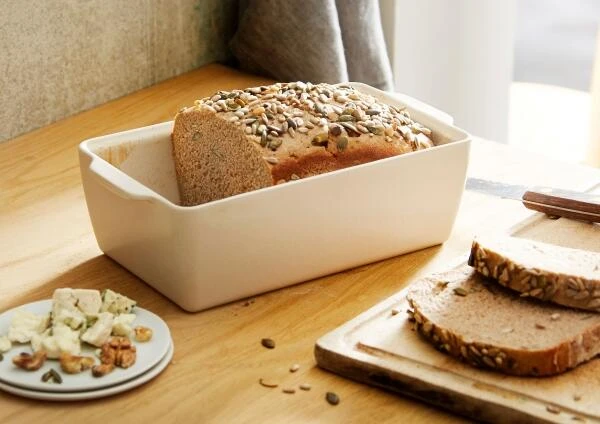 Emile Henry Kasten-Brotbackform In Creme 4 Emile Henry Kasten-Brotbackform In Creme – Bild 4