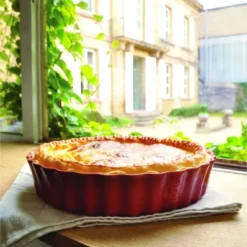 Emile Henry Torten- & Quicheform In Granatapfel 24 Cm 5 Emile Henry Torten- & Quicheform In Granatapfel 24 Cm -Kitchenaid Shop EH 6028 Amb DeepFlanDish DeepFlanDish V