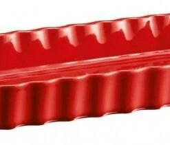 Emile Henry Kuchenform Lang In Granatapfel