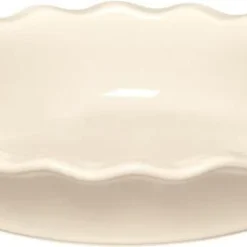 Emile Henry Kuchen-& Auflaufform Mit Wellenrand In Ton