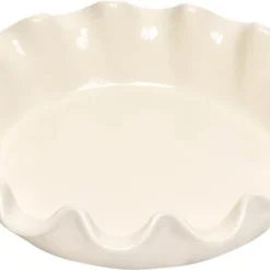 Emile Henry Pie Dish Mit Wellenrand In Ton