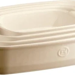 Emile Henry Gratinform Ultime Rechteckig In Ton 22 X 14,5 X 6,5 Cm -Kitchenaid Shop EH 96XX 029649 029650 029652 029654 Rectang Nested4