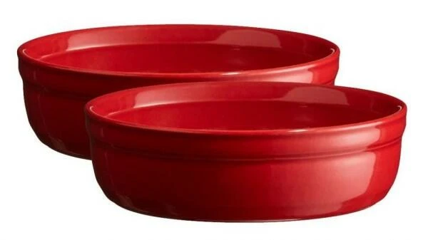 Emile Henry Creme Brulée-Schale In Granatapfel, 2er Set 1 Emile Henry Creme Brulée-Schale In Granatapfel, 2er Set