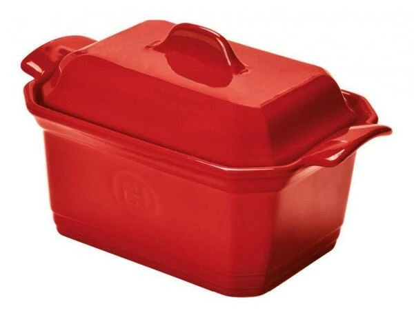 Emile Henry Foie Gras Terrine Mit Presse In Granatapfel 0,6 Liter / 15,5 X 12 Cm 1 Emile Henry Foie Gras Terrine Mit Presse In Granatapfel 0,6 Liter / 15,5 X 12 Cm